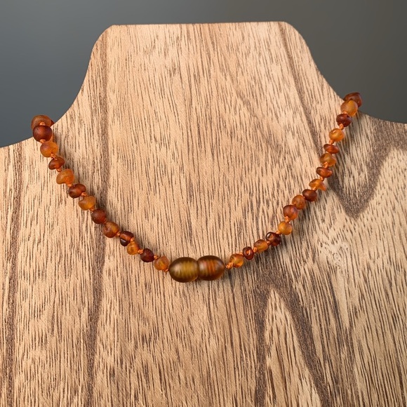 Baltic Amber Teething Necklace or Women’s Anklet - Picture 2 of 2